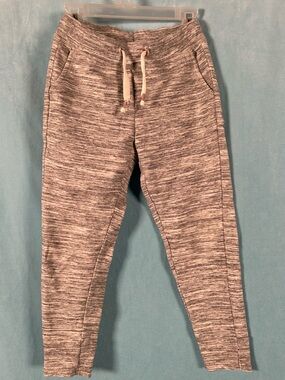 Athletic Works Gray Marled Kids Jogger Pants with Drawstring